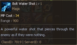 Water Bolt